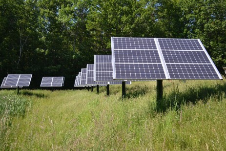 Solaranlagenreinigung Solarpark